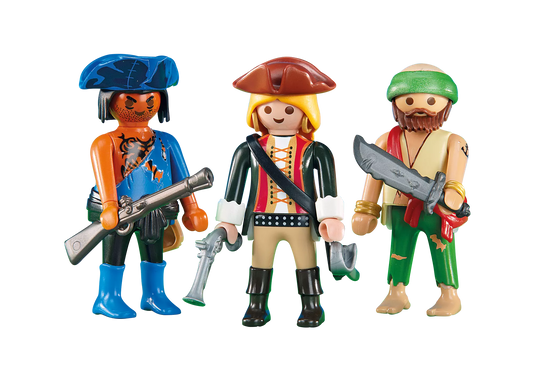 Playmobil 6290 Pirates 3 Piraten (Folienverpackung) - plegobil