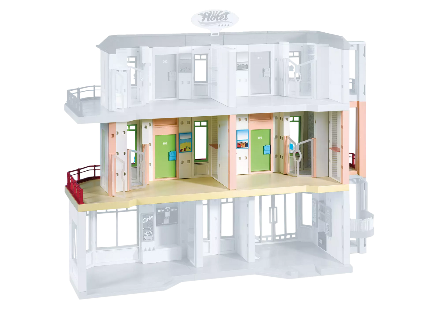 Playmobil 6296 Summer Fun Etagenergänzung für großes Ferienhotel (Folienverpackung) - plegobil