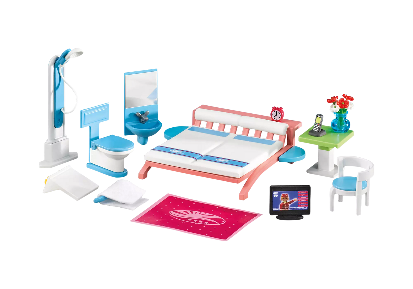 Playmobil 6297 Summer Fun Zimmereinrichtung Großes Ferienhotel (Folienverpackung) - plegobil