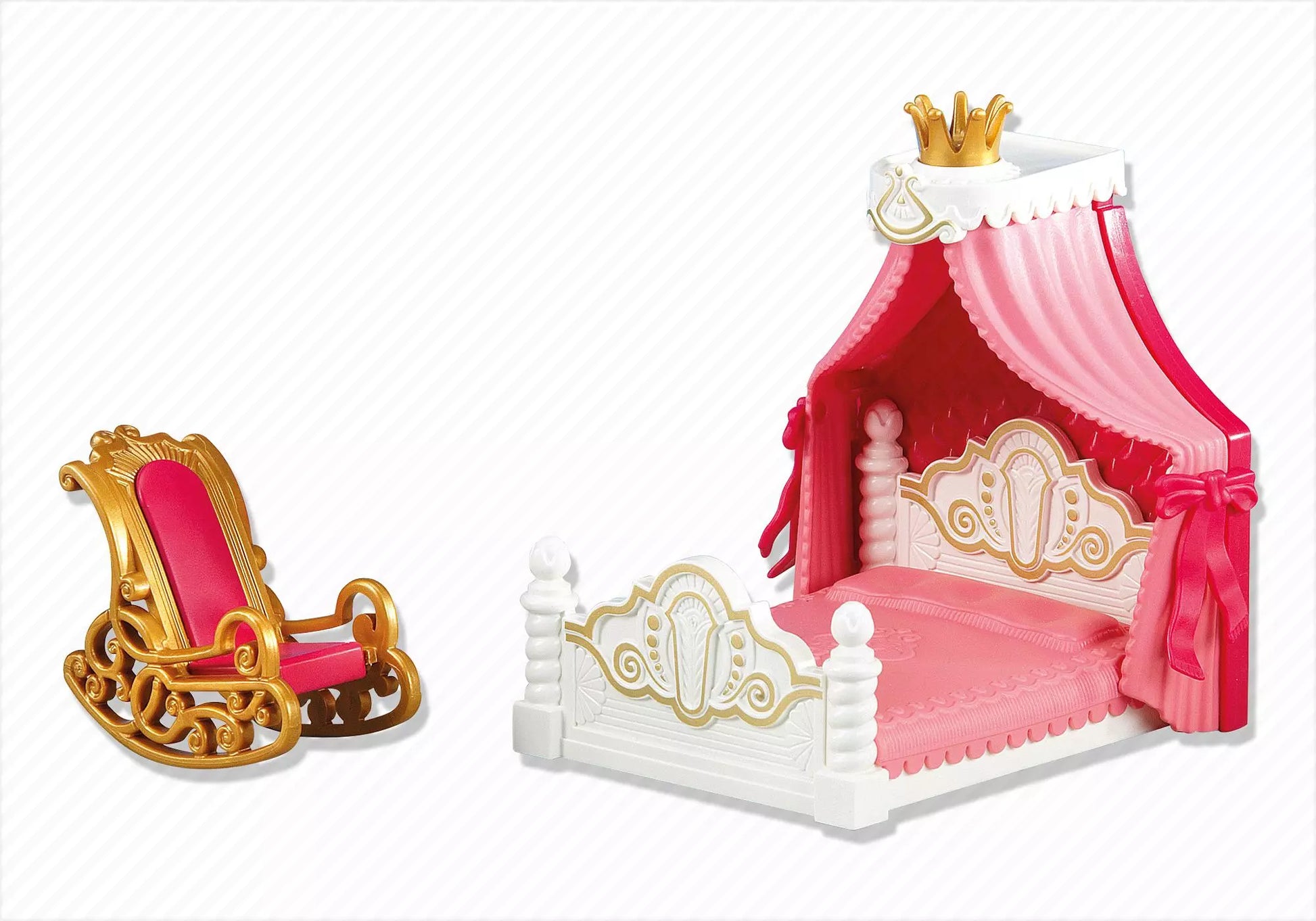 Playmobil 6302 Princess Himmelbett mit Schaukelstuhl (Folienverpackung) - plegobil