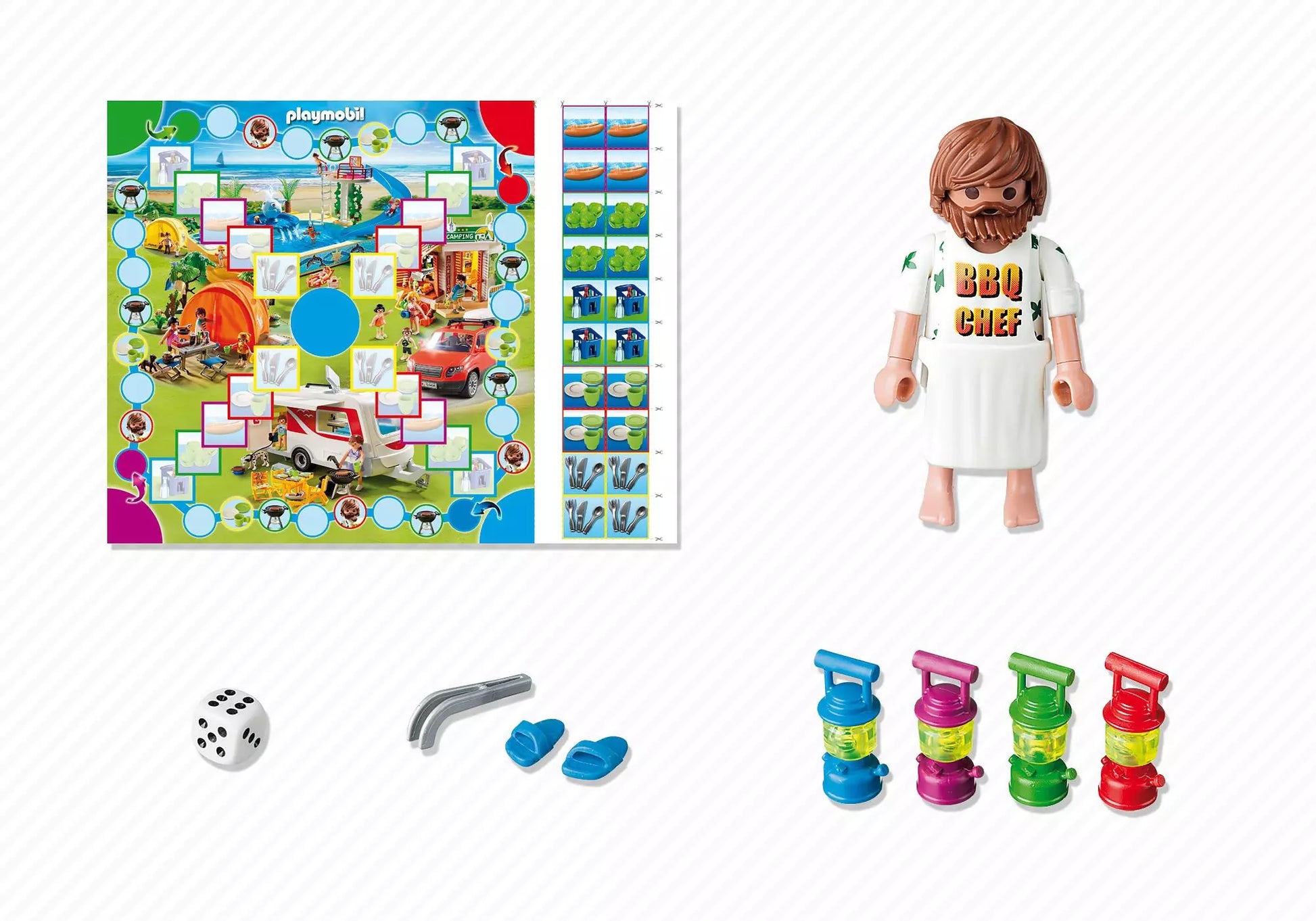 Playmobil 6311 Summer Fun BBQ Chef mit Brettspiel - plegobil