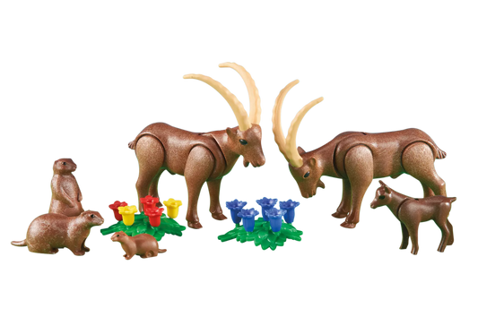 Playmobil 6318 Steinböcke mit Murmeltieren (Folienverpackung) - plegobil