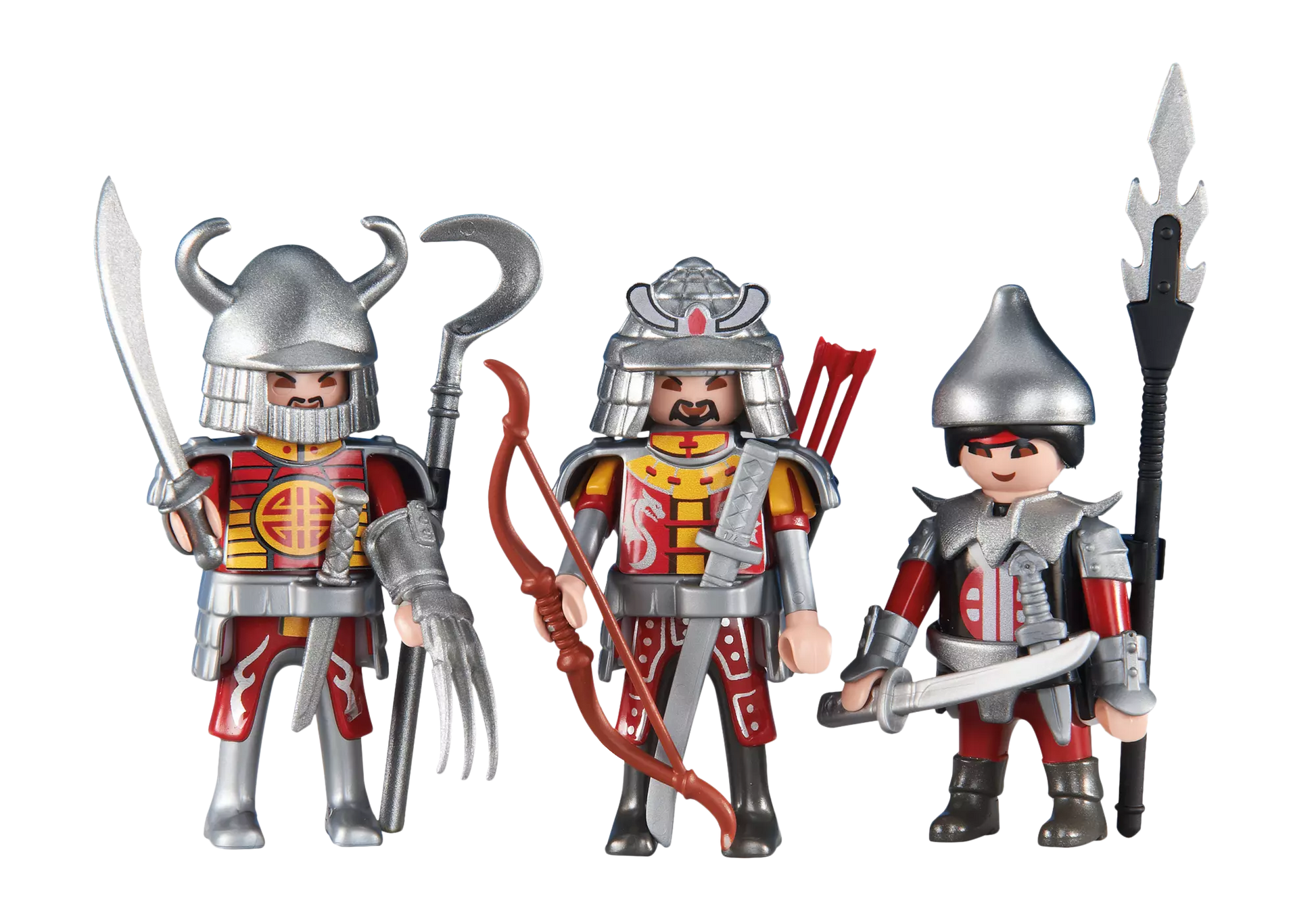 Playmobil 6326 Knights 3 Rote Asia Ritter (Folienverpackung) - plegobil