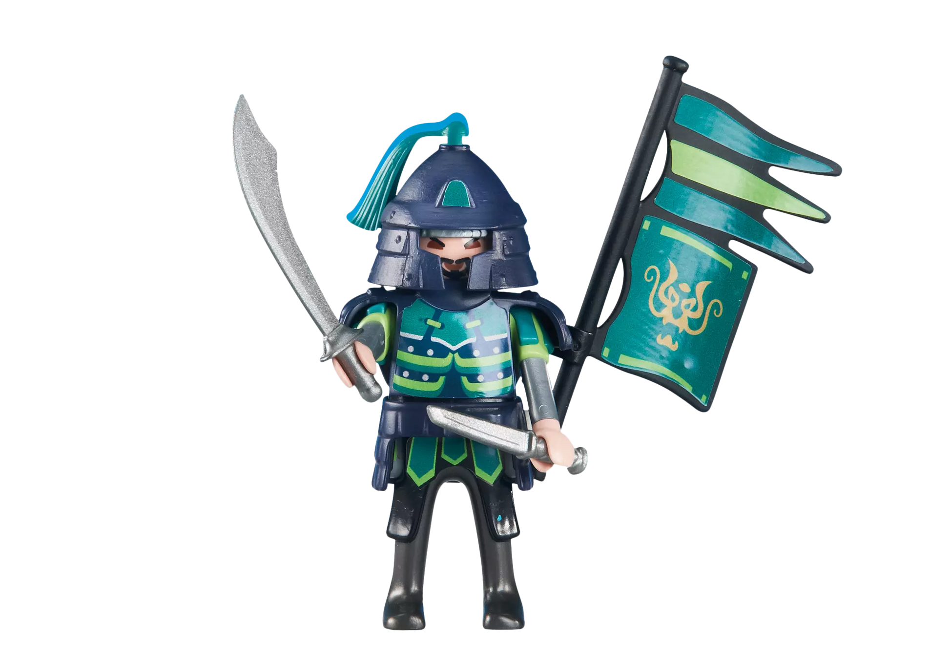 Playmobil 6327 Anführer der grünen Asia Ritter (Folienverpackung) - plegobil