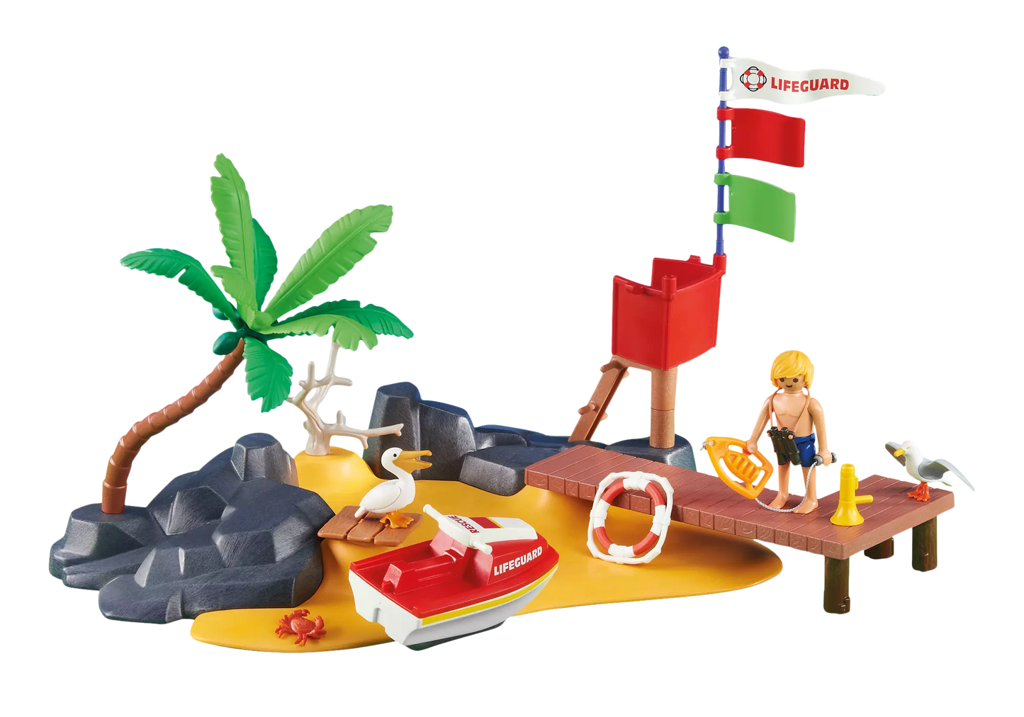 Playmobil 6346 Strandwache mit Jet-Ski (Folienverpackung) - plegobil
