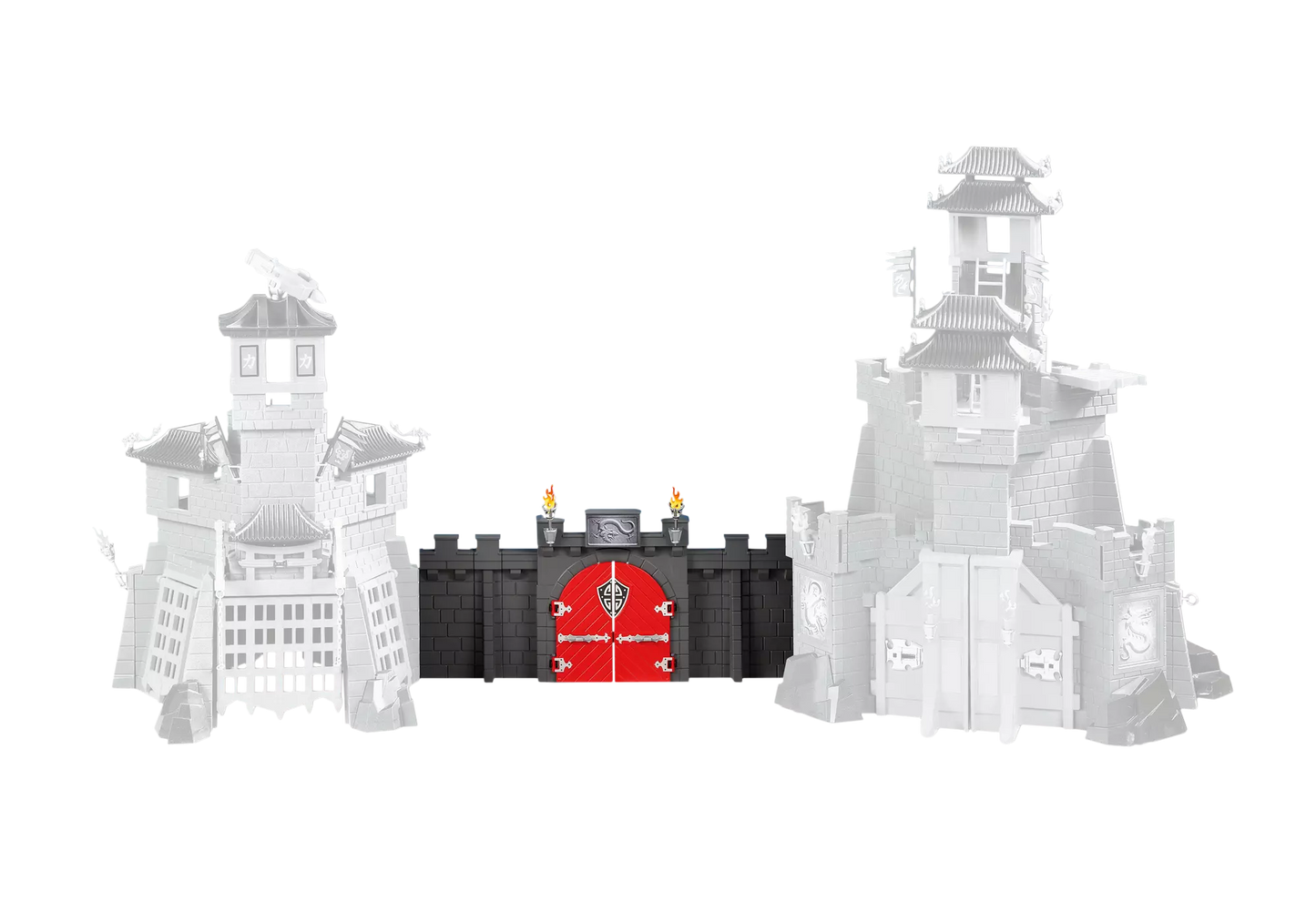 Playmobil 6351 Knights Verbindungsmauer Asia-Drachenburg (Folienverpackung) - plegobil