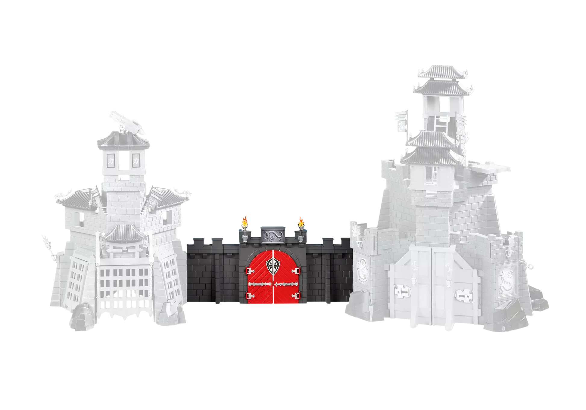 Playmobil 6351 Knights Verbindungsmauer Asia-Drachenburg (Folienverpackung) - plegobil