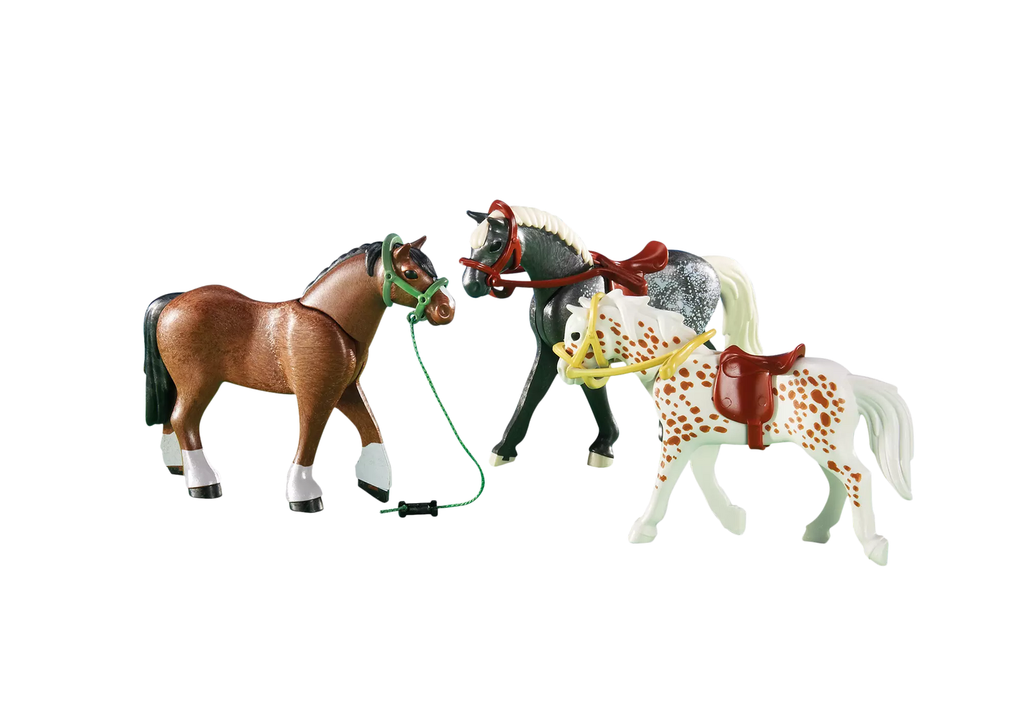 Playmobil 6360 3 Pferde (Folienverpackung) - plegobil