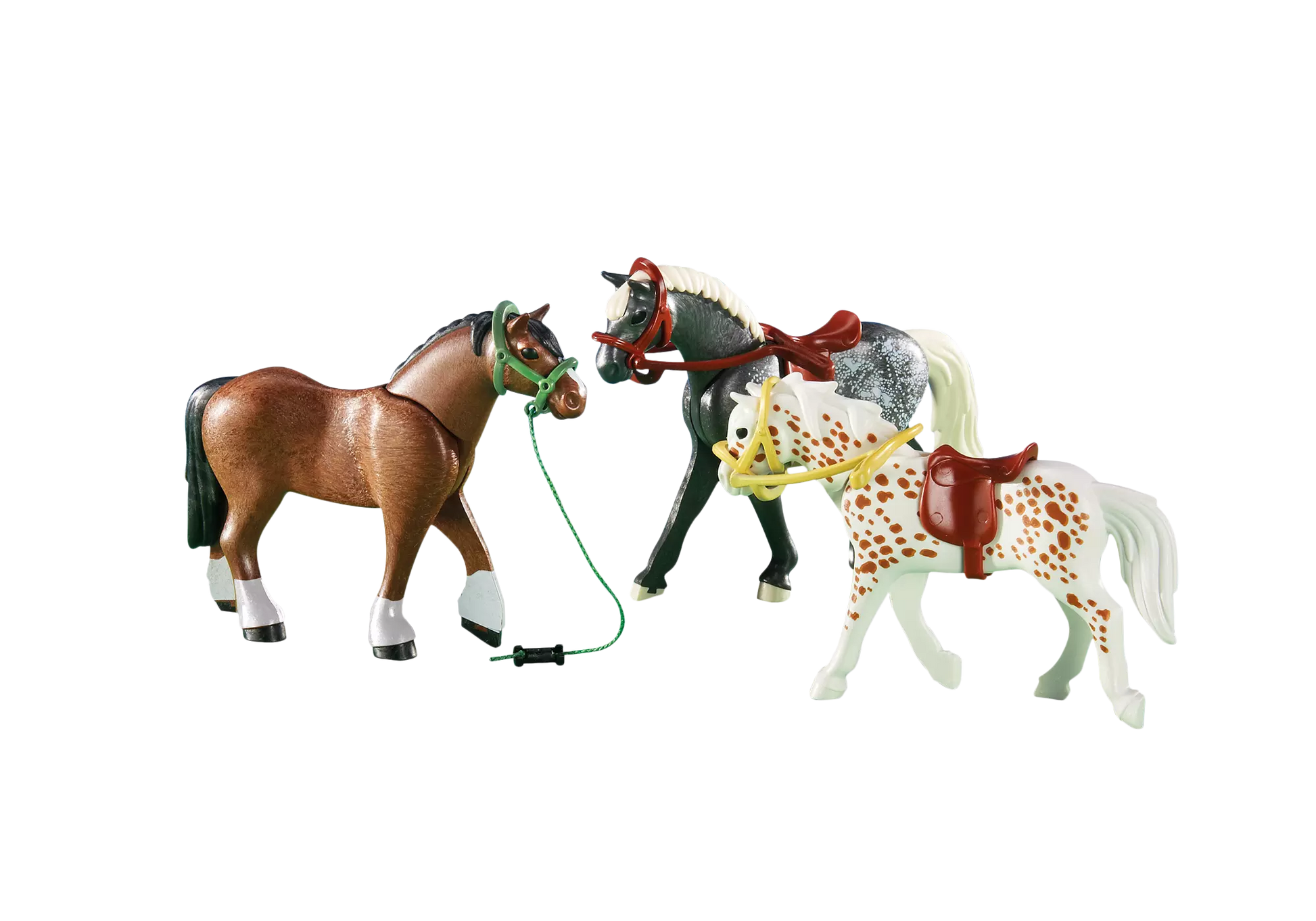 Playmobil 6360 3 Pferde (Folienverpackung) - plegobil
