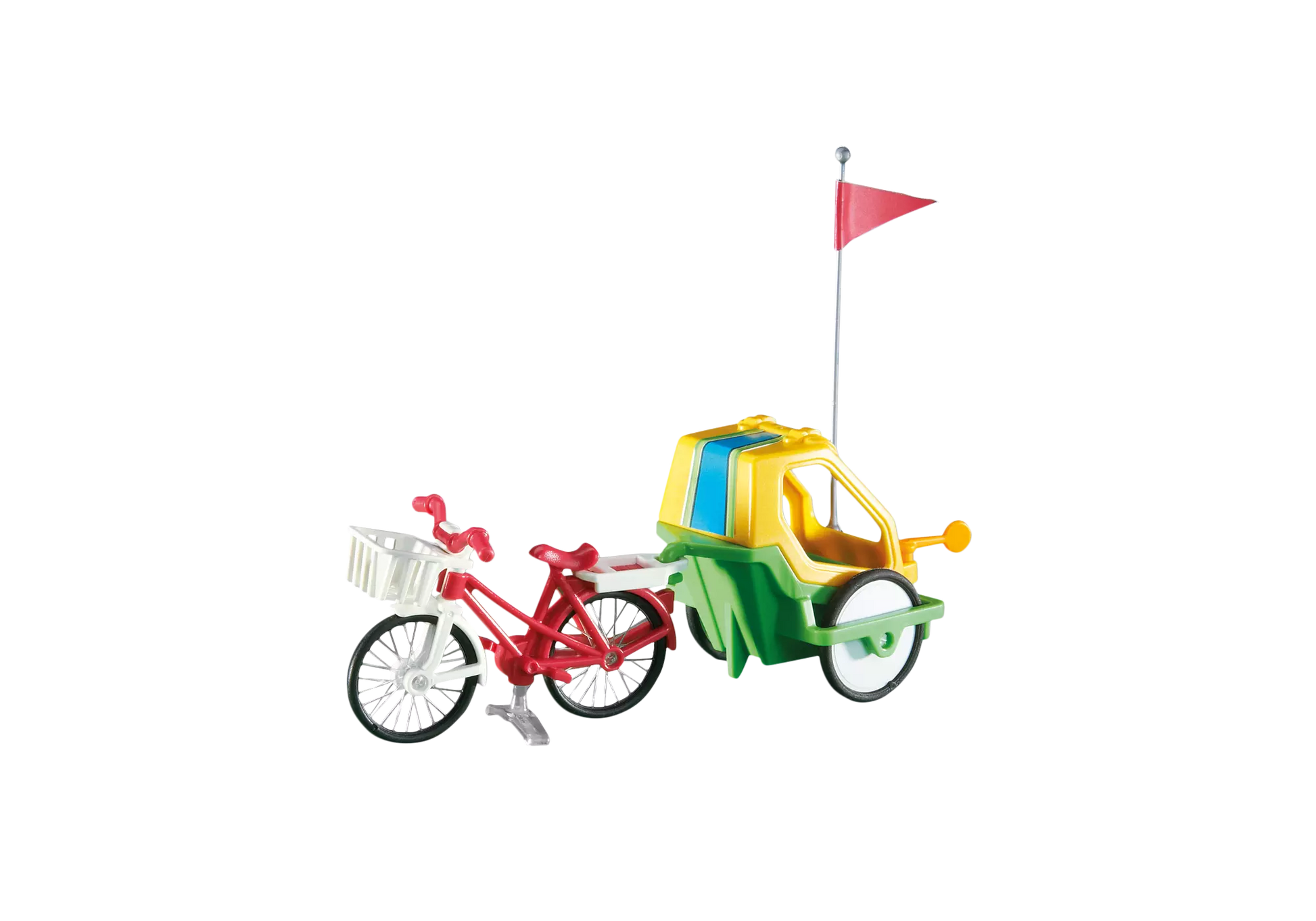 Playmobil 6388 City Life Fahrrad mit Kinderanhänger (Folienverpackung) - plegobil