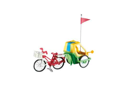Playmobil 6388 City Life Fahrrad mit Kinderanhänger (Folienverpackung) - plegobil