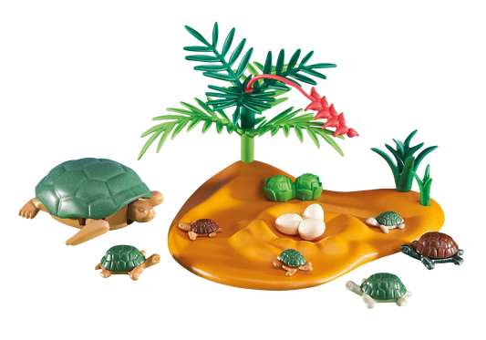 Playmobil 6420 Schildkröte mit Babies (Folienverpackung) - plegobil