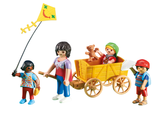 Playmobil 6439 City Life Erzieherin mit Bollerwagen (Folienverpackung) - plegobil