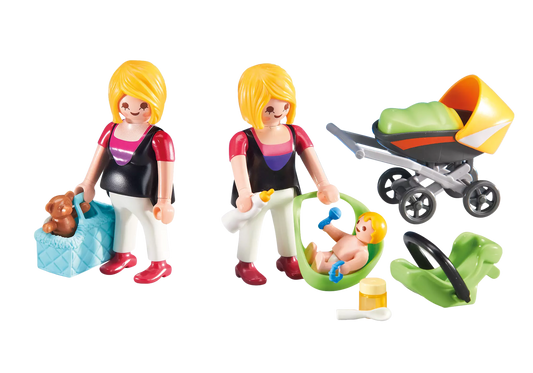 Playmobil 6447 City Life Schwangere und Mama mit Baby (Folienverpackung) - plegobil