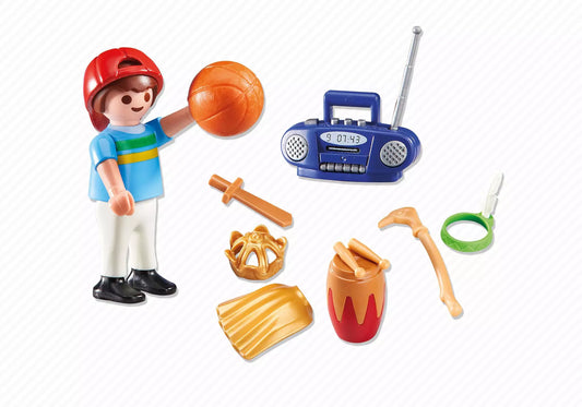 Playmobil 6466 Junge Freizeitsport (Folienverpackung) - plegobil