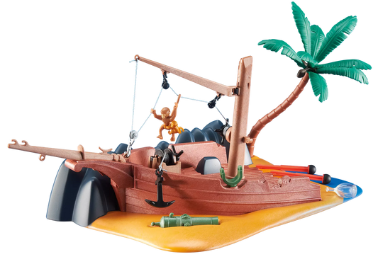 Playmobil 6481 Gestrandetes Schiffswrack (Folienverpackung) - plegobil