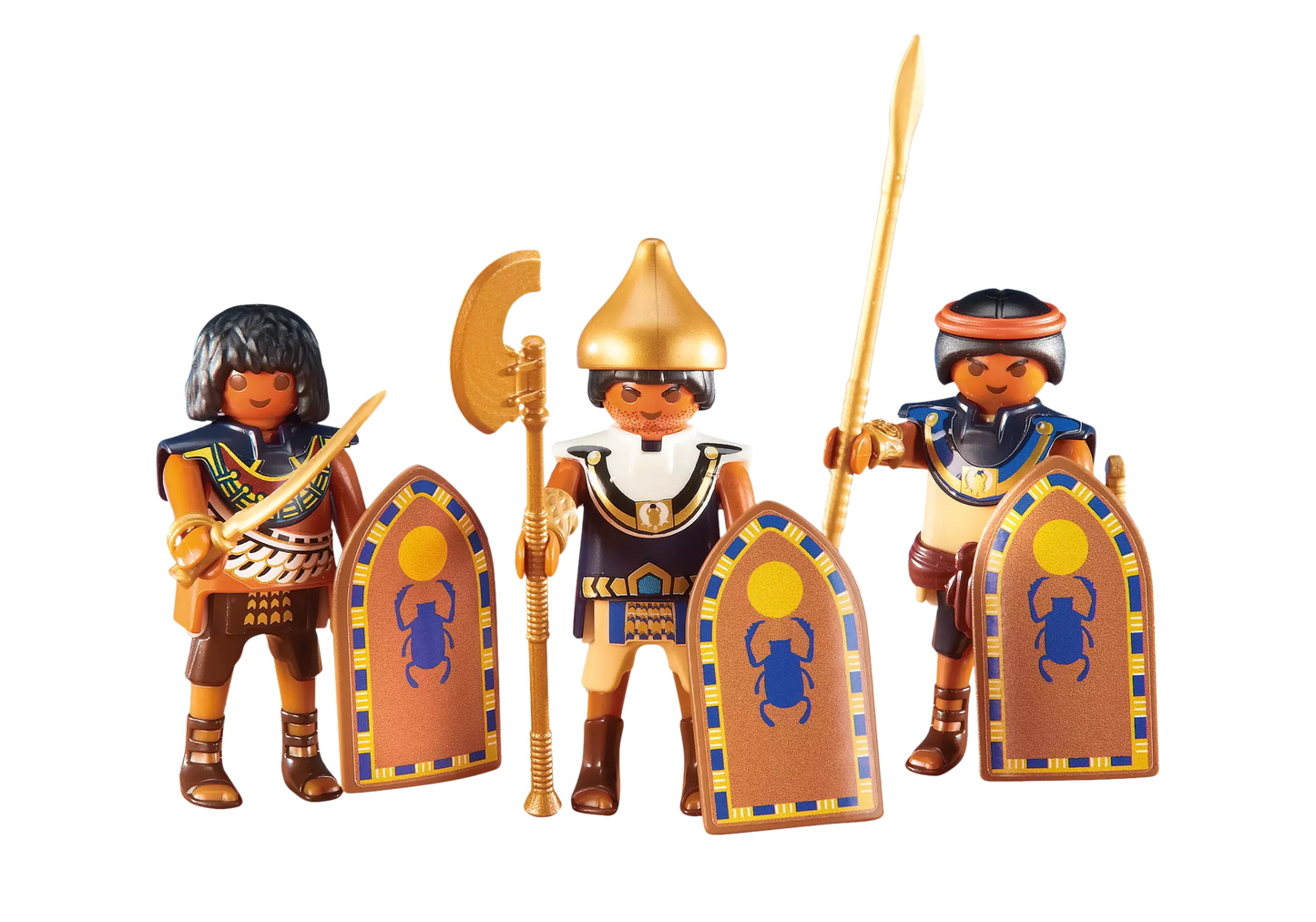 Playmobil 6488 History 3 ägyptische Soldaten (Folienverpackung) - plegobil