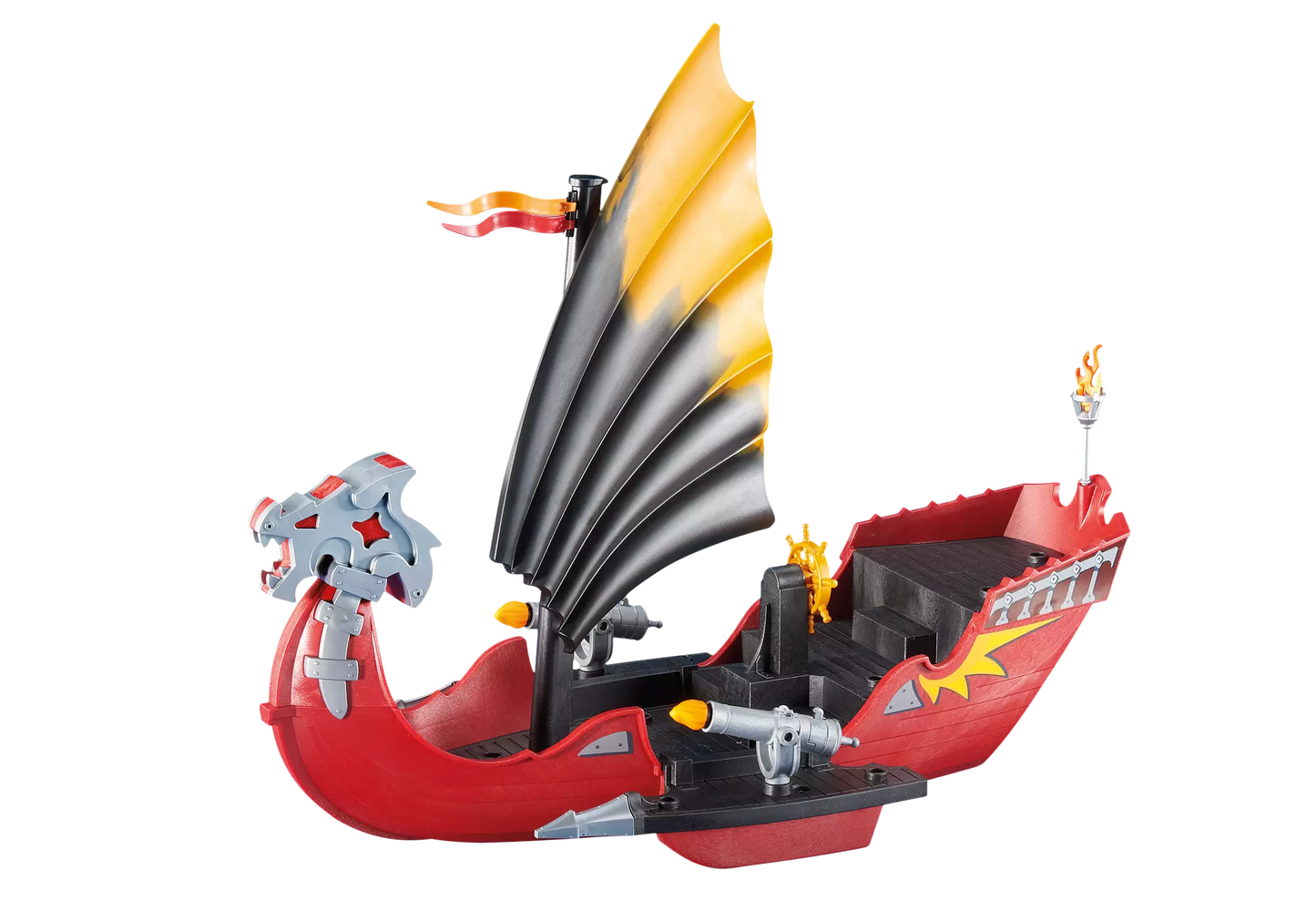 Playmobil 6497 Drachen-Kampfschiff (Folienverpackung) - plegobil