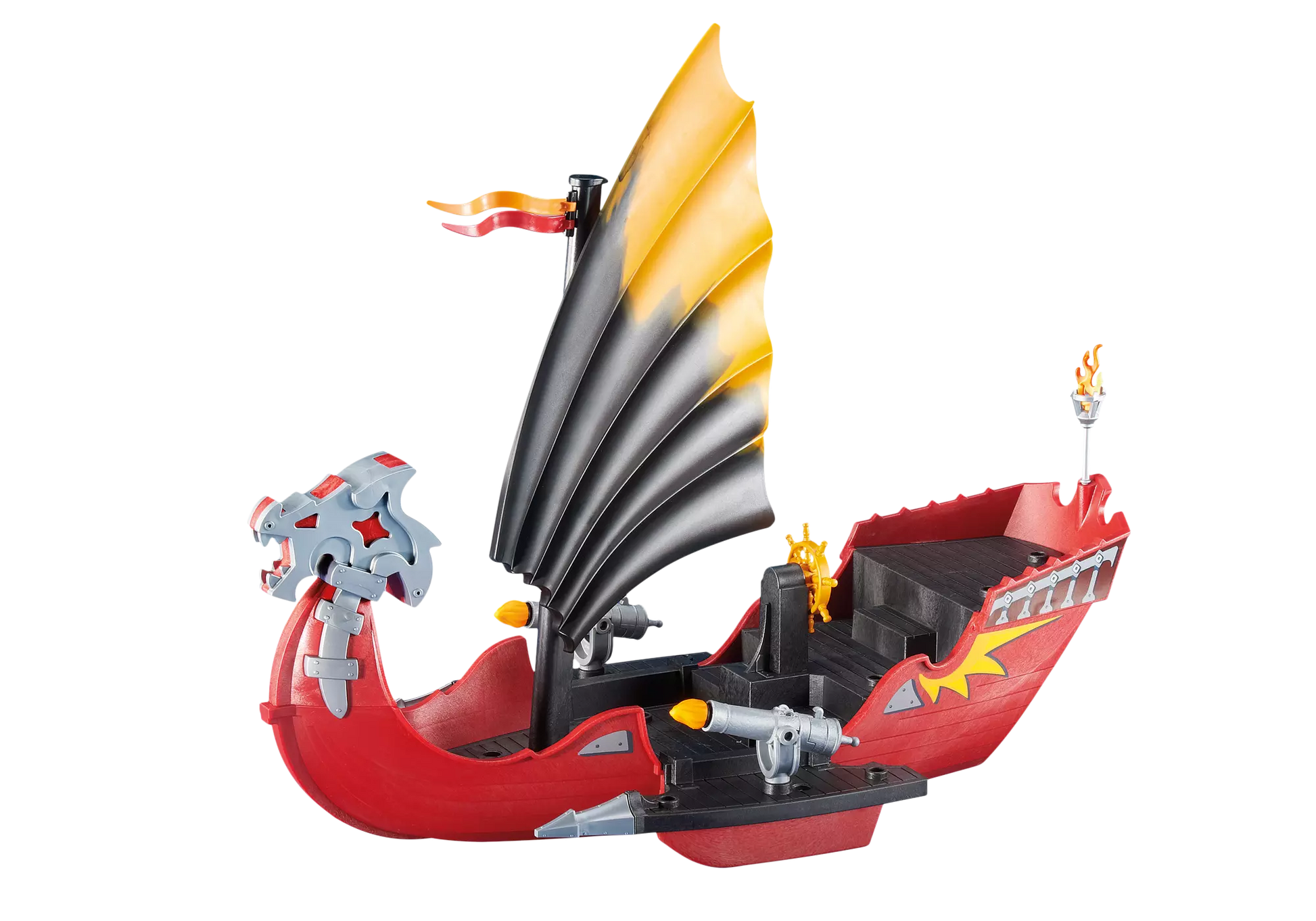 Playmobil 6497 Drachen-Kampfschiff (Folienverpackung) - plegobil