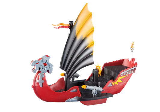 Playmobil 6497 Drachen-Kampfschiff (Folienverpackung) - plegobil
