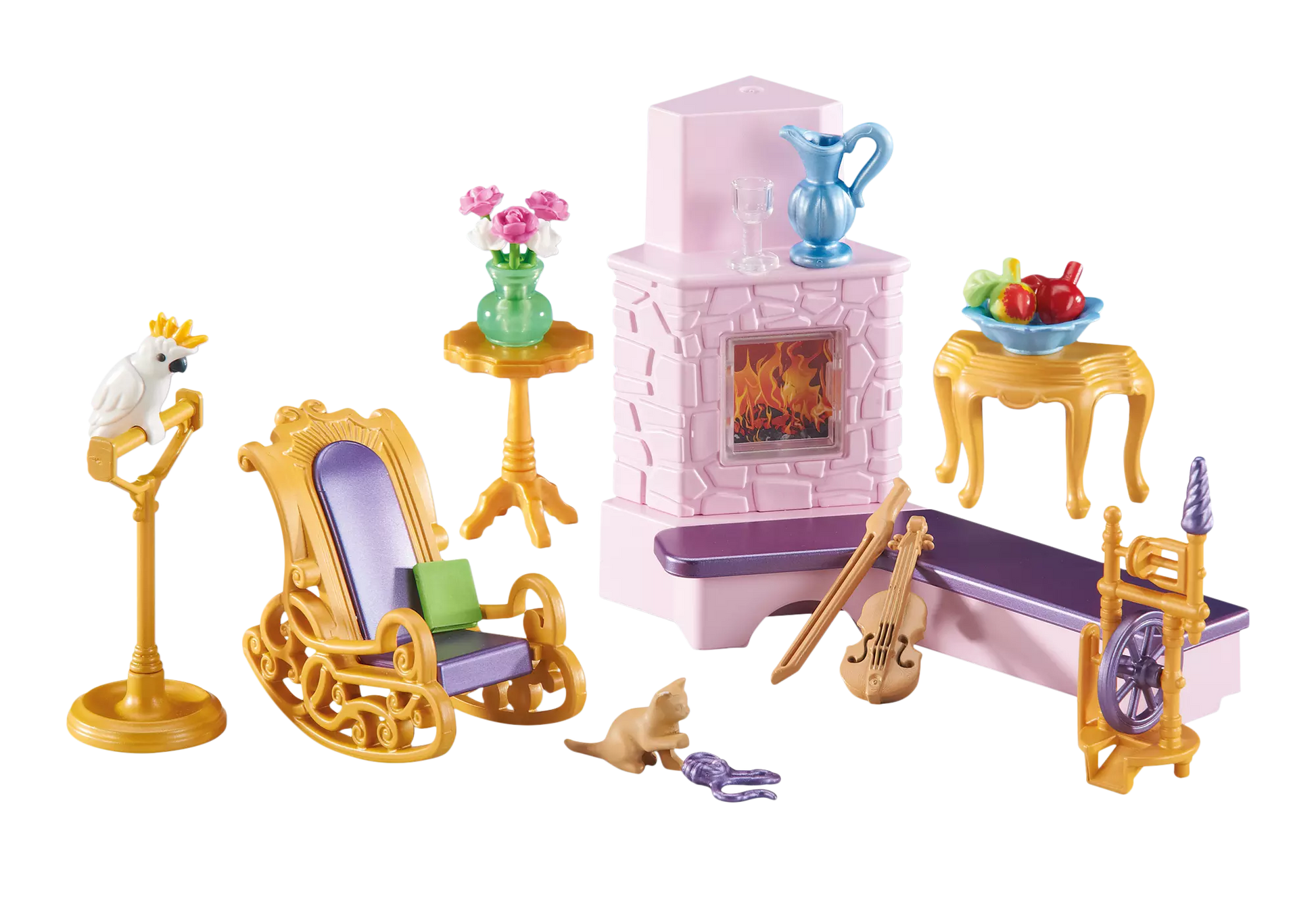 Playmobil 6520 Dollhouse Kaminzimmer (Folienverpackung) - plegobil