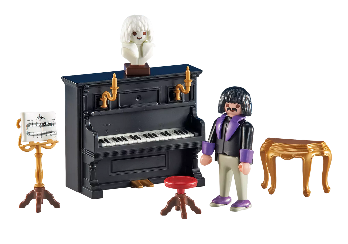 Playmobil 6527 City Life Pianist mit Klavier (Folienverpackung) - plegobil