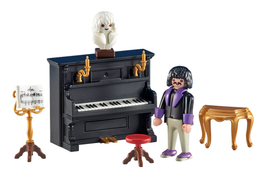 Playmobil 6527 City Life Pianist mit Klavier (Folienverpackung) - plegobil