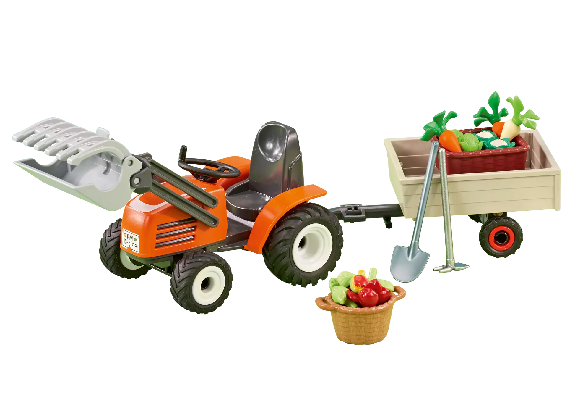 Playmobil 6537 Country Kompakter Frontlader mit Anhänger (Folienverpackung) - plegobil