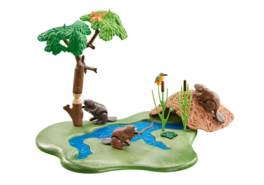 Playmobil 6541 Biberbau am Fluss (Folienverpackung) - plegobil