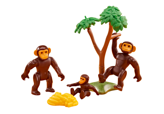 Playmobil 6542 Schimpansenfamilie (Folienverpackung) - plegobil