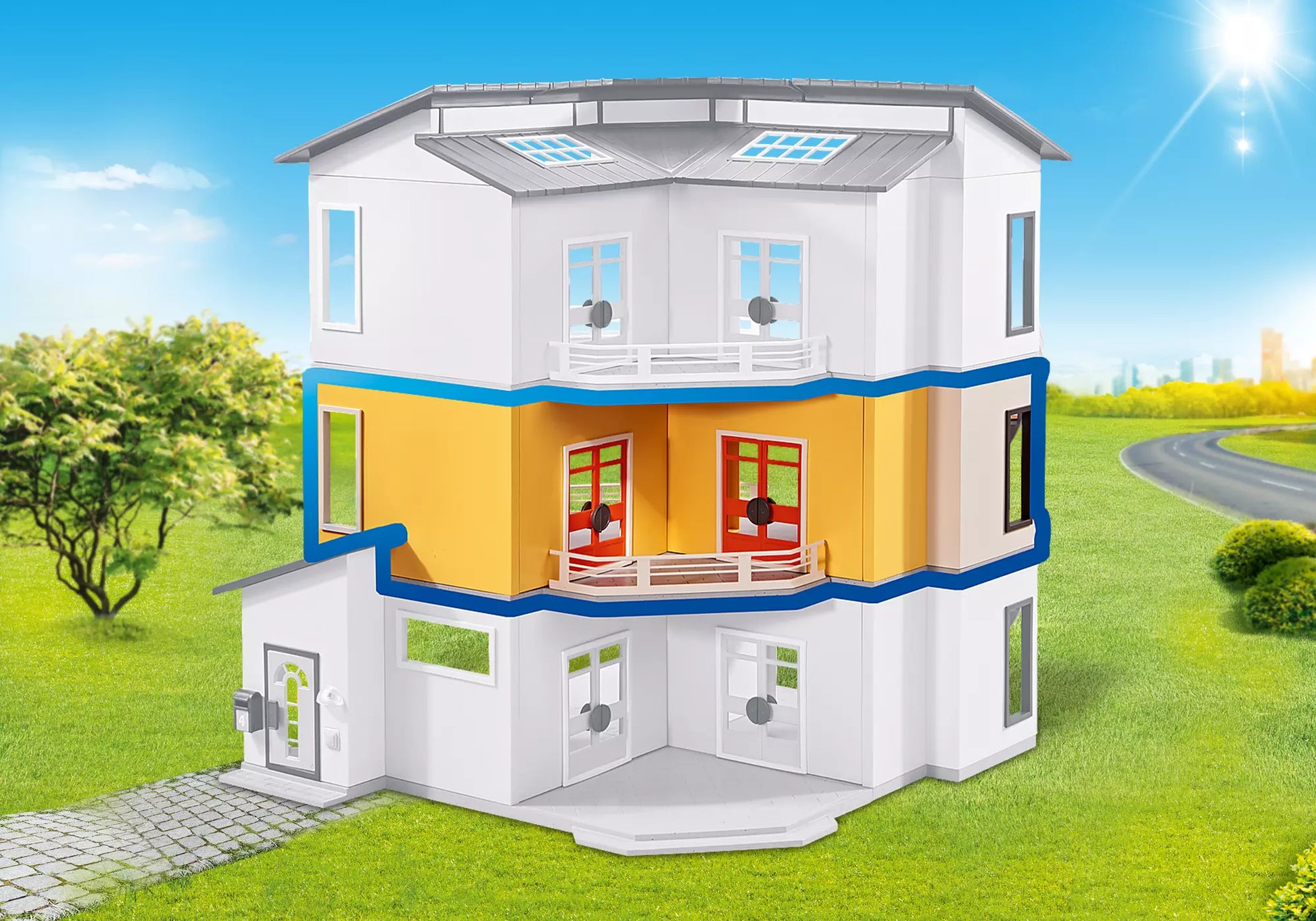 Playmobil 6554 City Life Etagenergänzung Wohnhaus (Folienverpackung) - plegobil