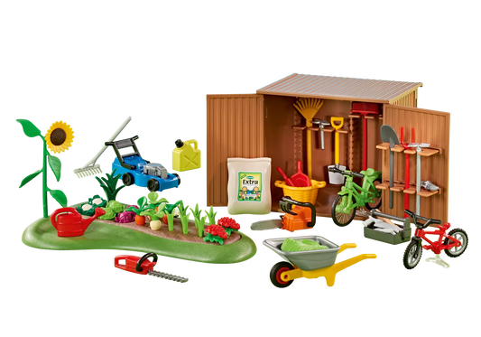 Playmobil 6558 City Life Gartenschuppen (Folienverpackung) - plegobil
