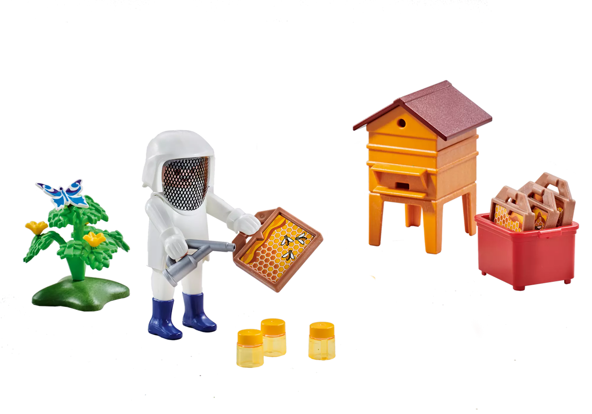 Playmobil 6573 Country Imker mit Bienenstock (Folienverpackung) - plegobil