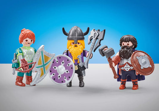 Playmobil 6588 Drei Zwergenkämpfer (Folienverpackung) - plegobil