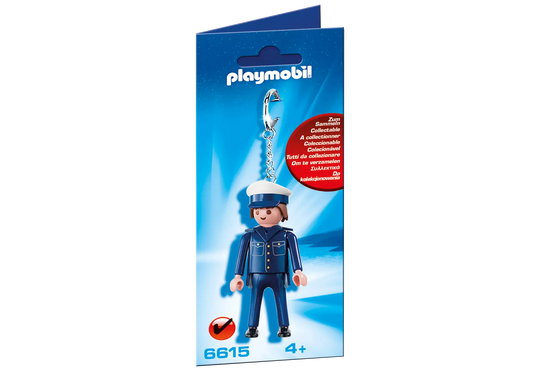 Playmobil 6615 City Action Schlüsselanhänger Polizist - plegobil