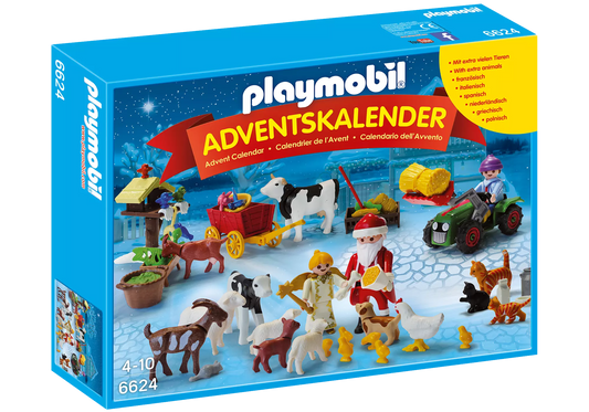Playmobil 6624 Adventskalender Weihnacht auf dem Bauernhof - plegobil
