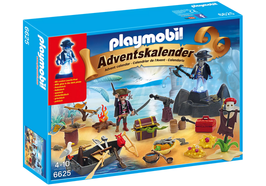 Playmobil 6625 Adventskalender Geheimnisvolle Piratenschatzinsel - plegobil