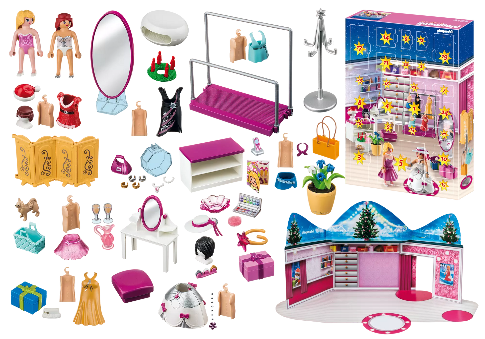Playmobil 6626 Adventskalender Ankleidespaß für die große Party - plegobil