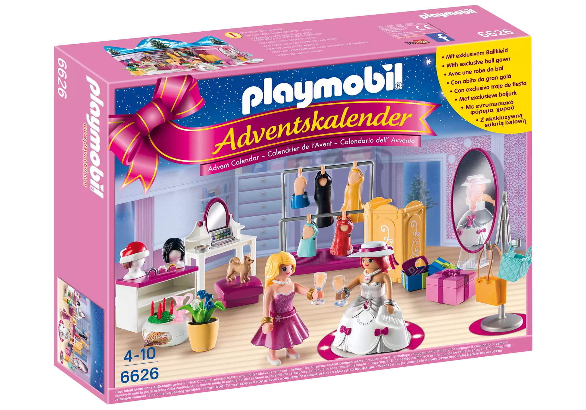 Playmobil 6626 Adventskalender Ankleidespaß für die große Party - plegobil