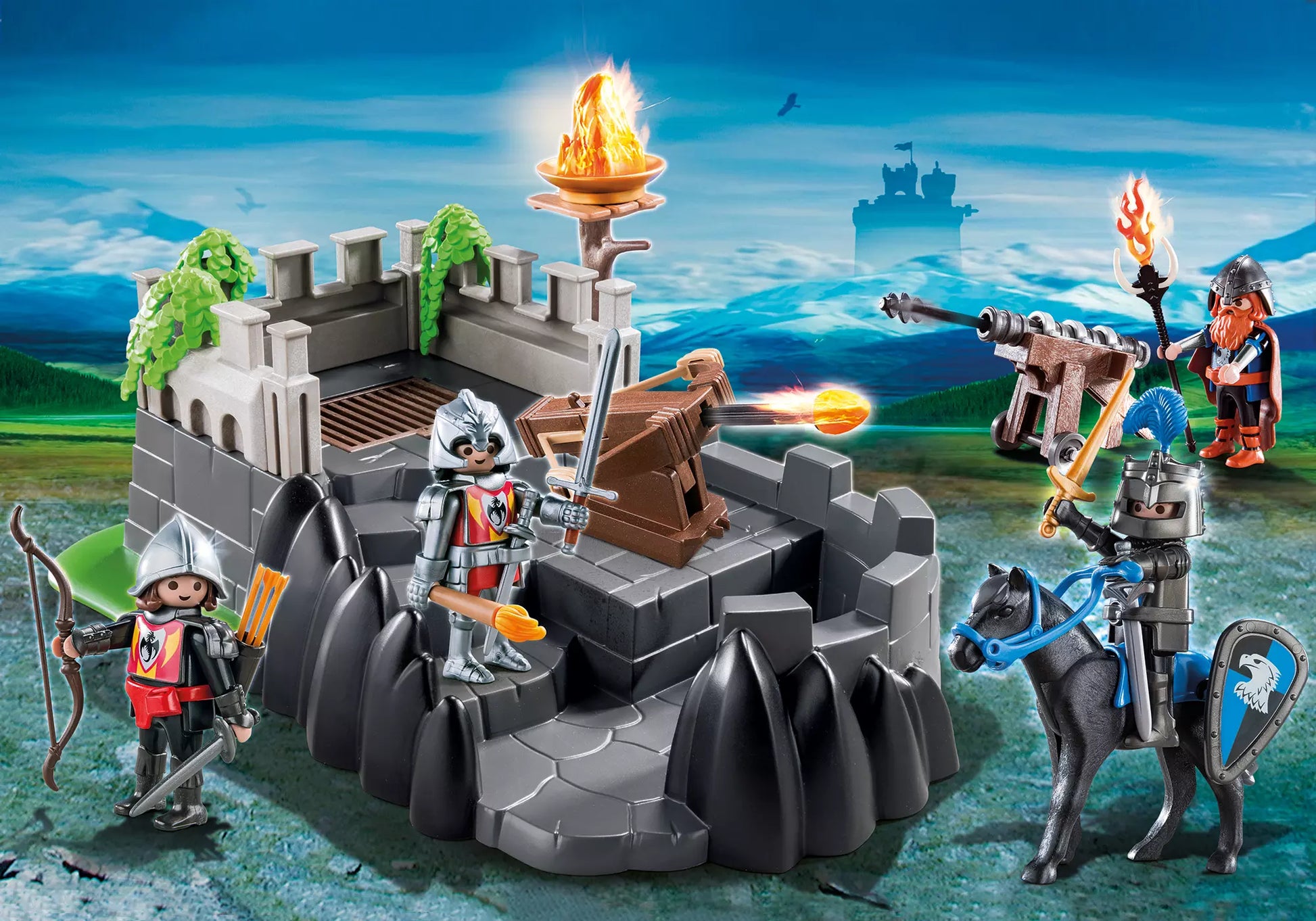Playmobil 6627 Knights Drachenritter-Bastion - plegobil
