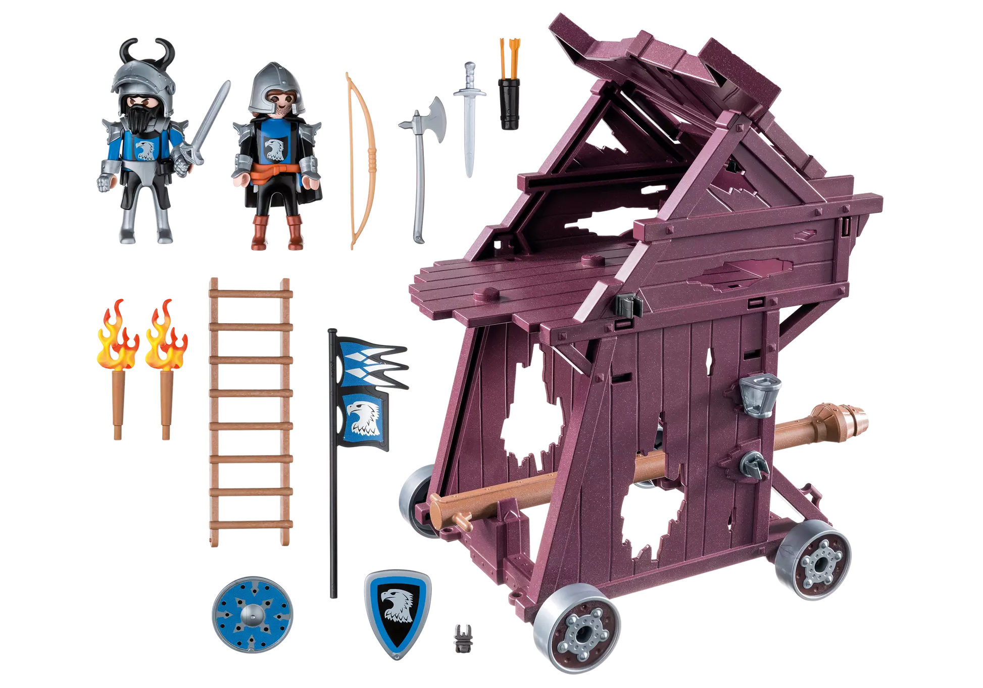 Playmobil 6628 Knights Adlerritter-Angriffsturm - plegobil
