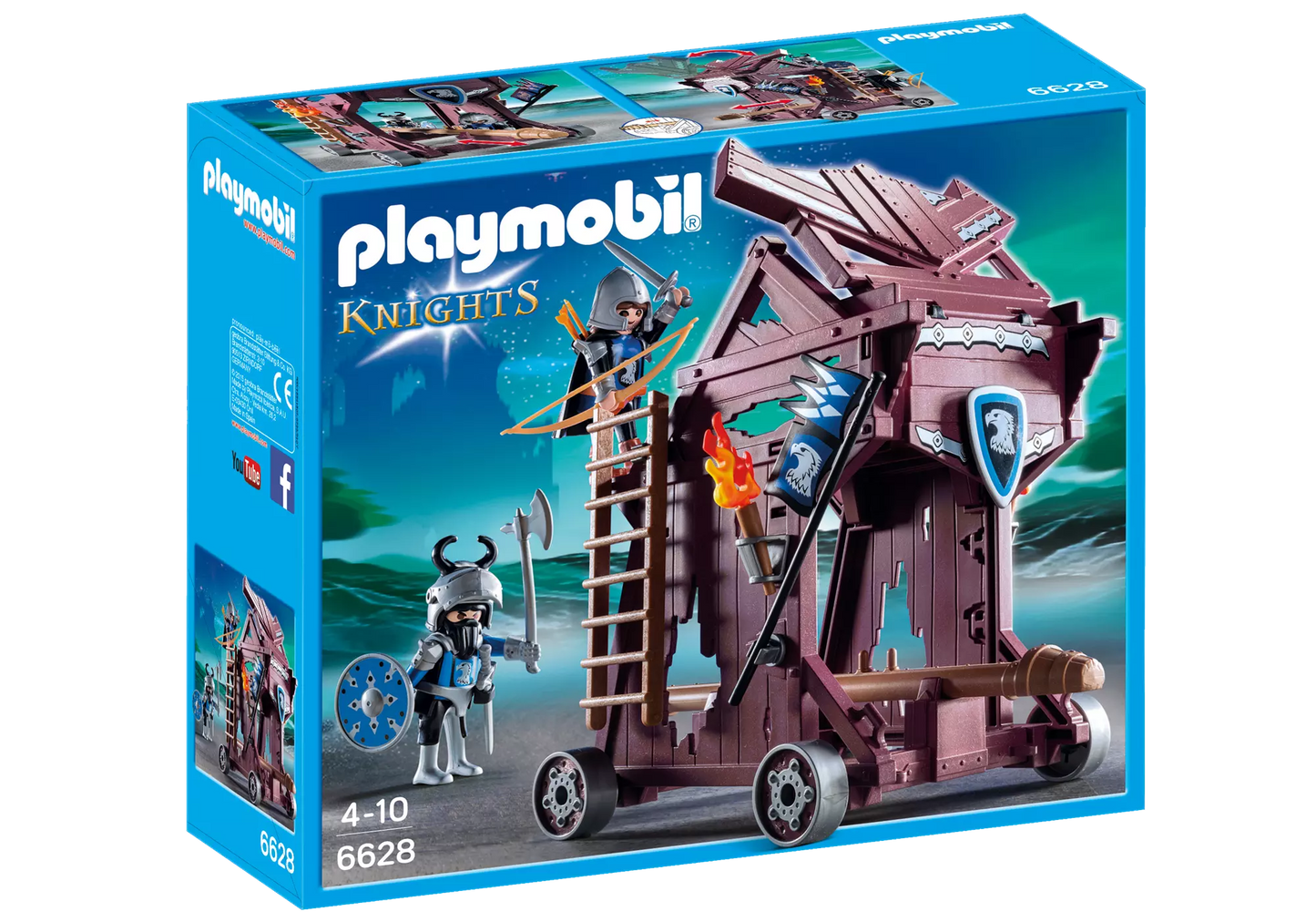 Playmobil 6628 Knights Adlerritter-Angriffsturm - plegobil