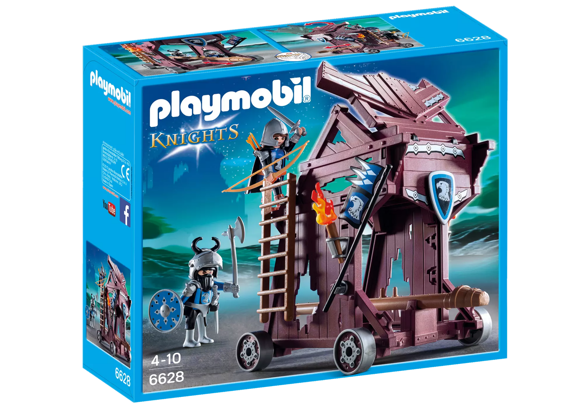 Playmobil 6628 Knights Adlerritter-Angriffsturm - plegobil