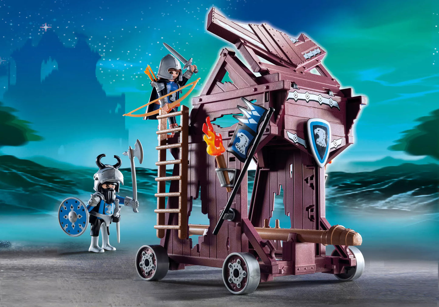 Playmobil 6628 Knights Adlerritter-Angriffsturm - plegobil