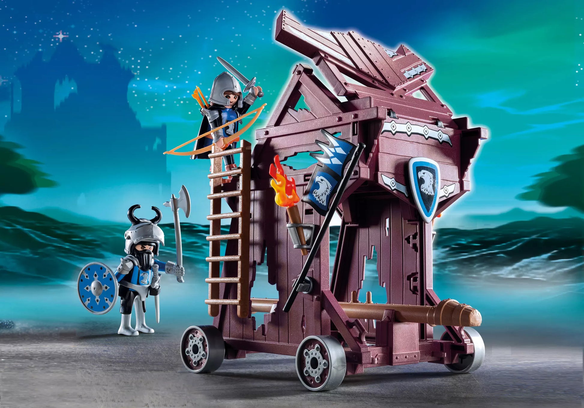 Playmobil 6628 Knights Adlerritter-Angriffsturm - plegobil