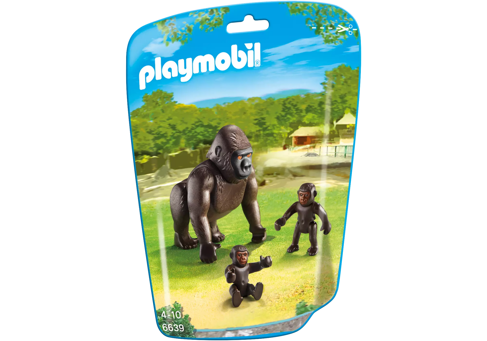 Playmobil 6639 Gorilla mit Babys - plegobil
