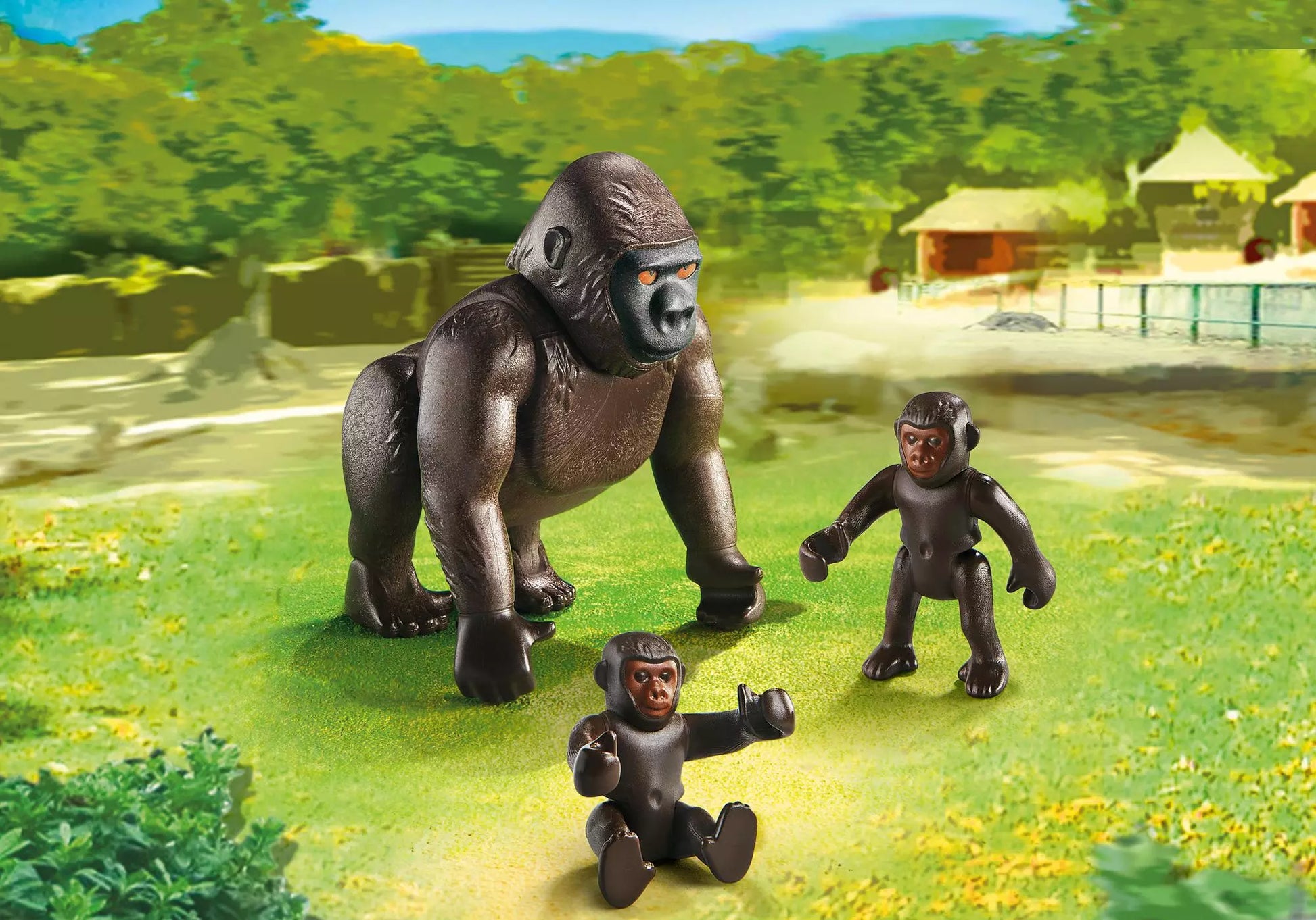 Playmobil 6639 Gorilla mit Babys - plegobil