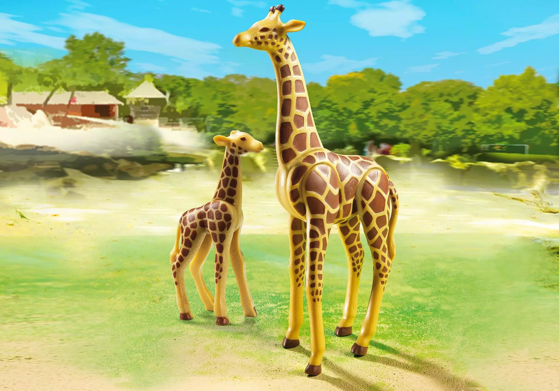 Playmobil 6640 Giraffe mit Baby - plegobil
