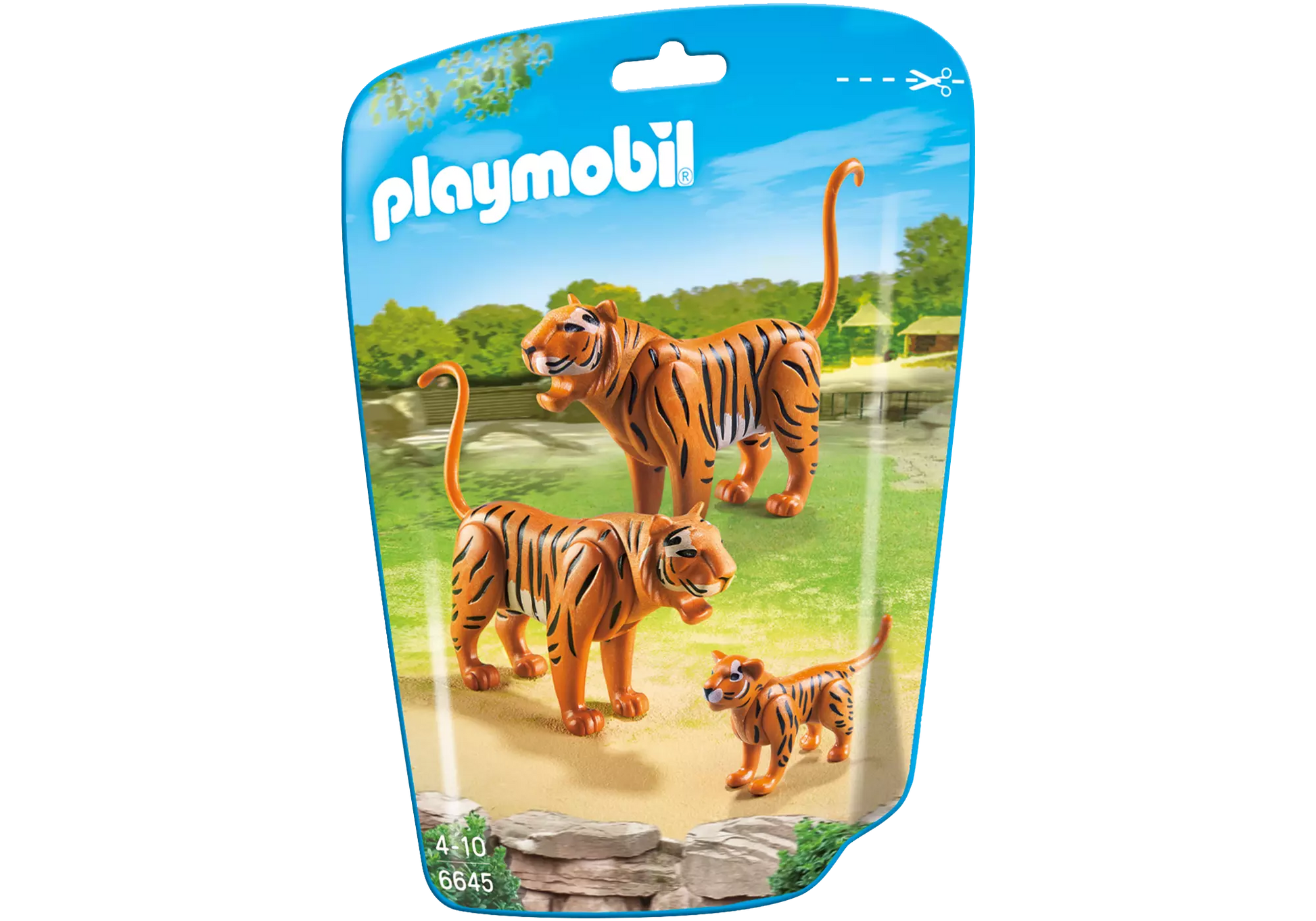 Playmobil 6645 Zwei Tiger mit Baby - plegobil