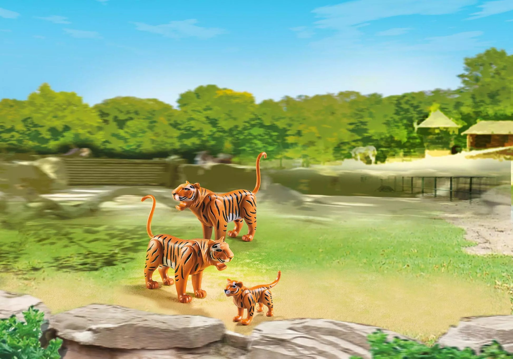 Playmobil 6645 Zwei Tiger mit Baby - plegobil